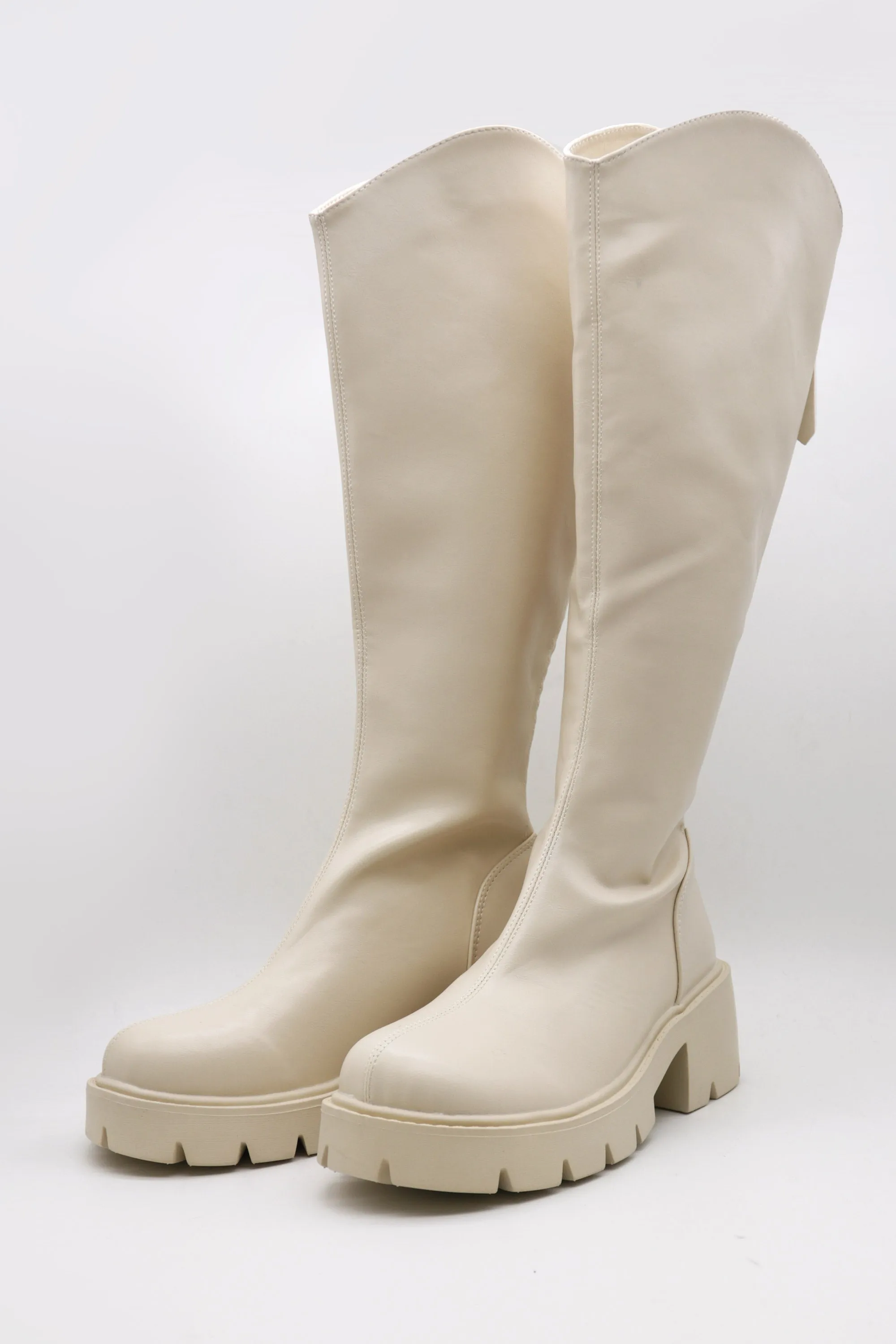 Knee Length Platform Boots