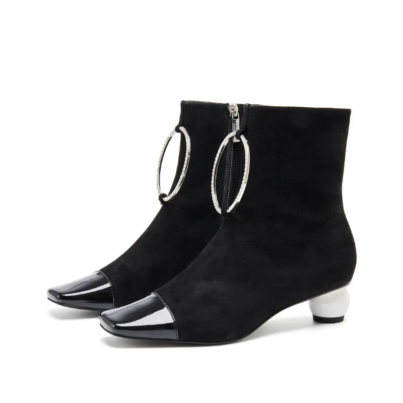 Ladies Ring Ankle Boots 5590 Black