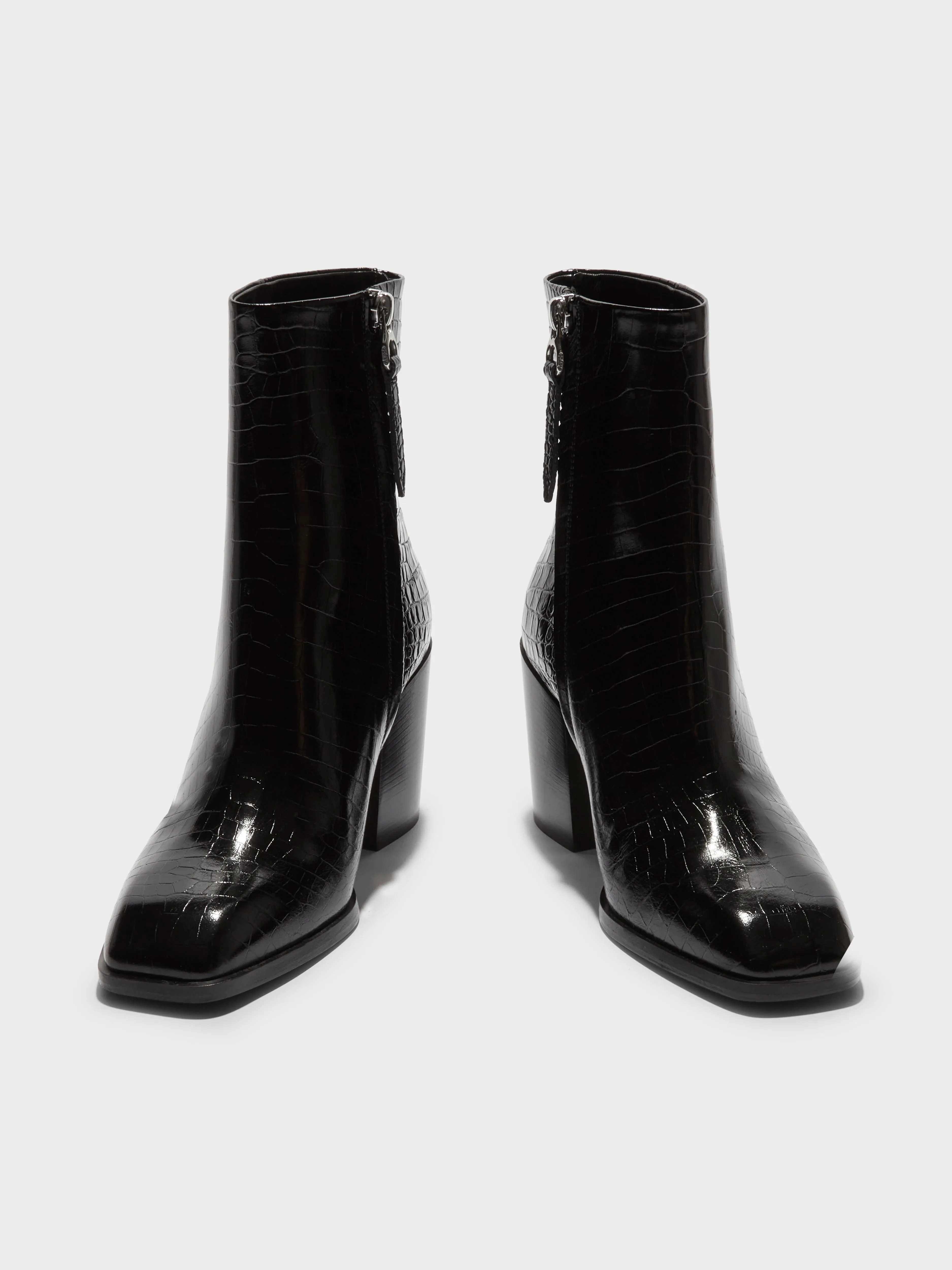 Leandra Leather Ankle Boots