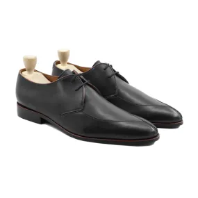 Loping Mens Premium Black Calf Leather Derby Shoes – Stylish and Comfortable Footwear for Every Occasion