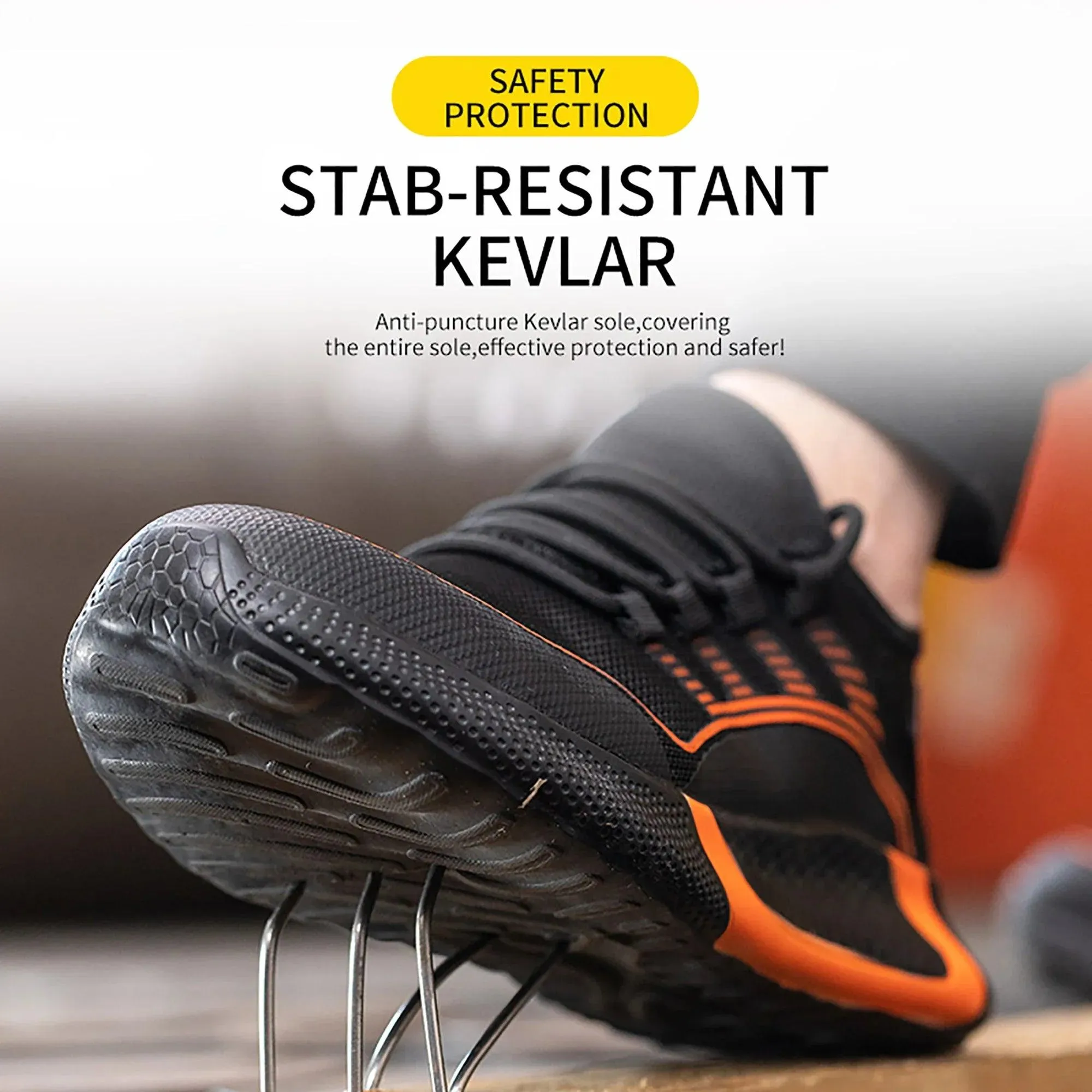 Men's Safety Work Sneakers: AFZ-160 Casual Shoes