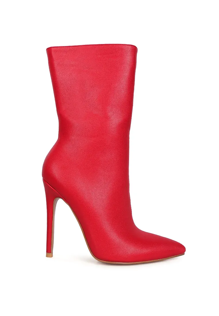 Micah Pointed Toe Stiletto High Ankle Boots