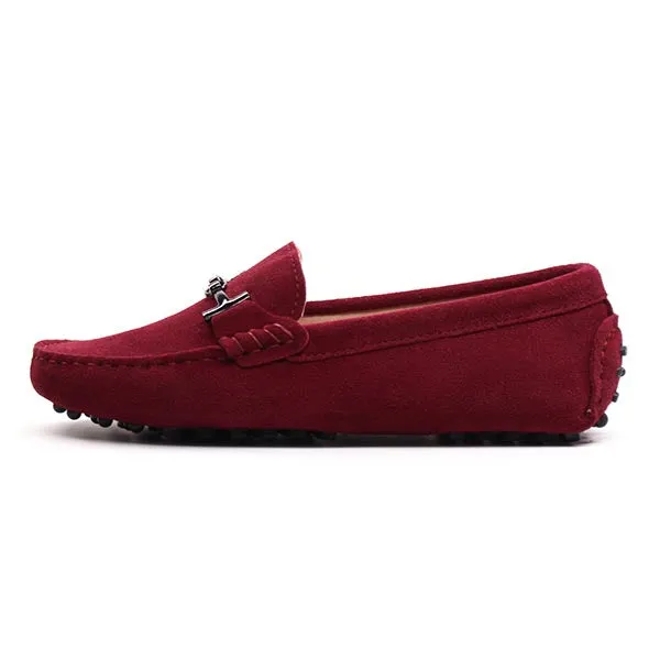 MIYAGINA Leather Women Spring Flat Moccasins Shoes