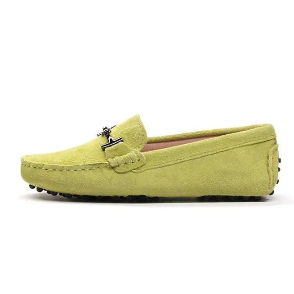 MIYAGINA Leather Women Spring Flat Moccasins Shoes