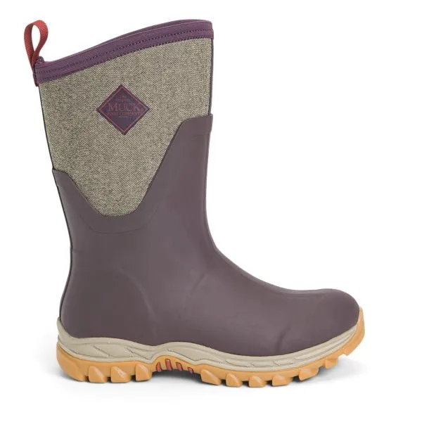 Muck Arctic Sport II Mid Wine/Herringbone