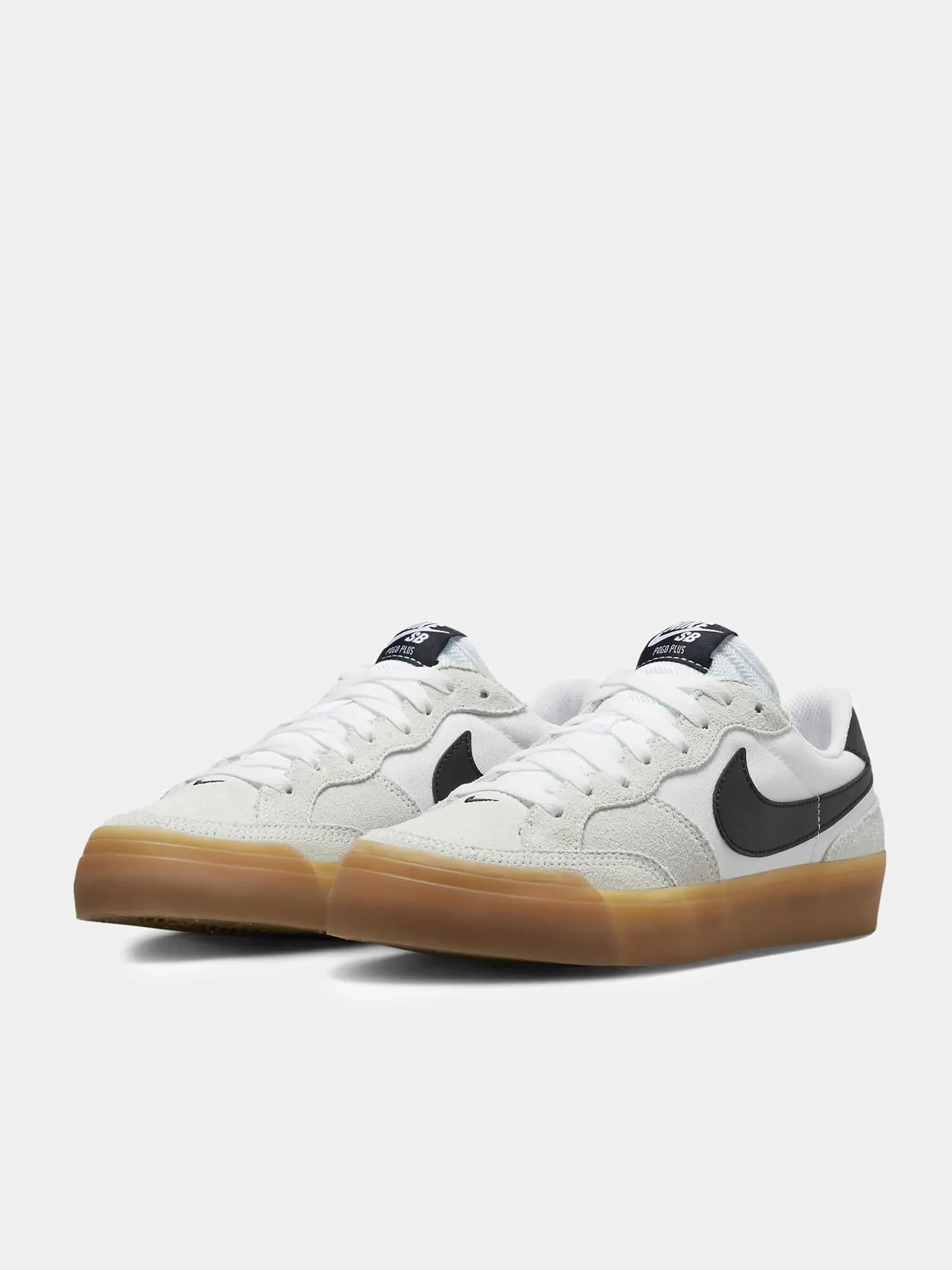 Nike SB Women's Zoom Pogo Plus  - White / Black / Gum