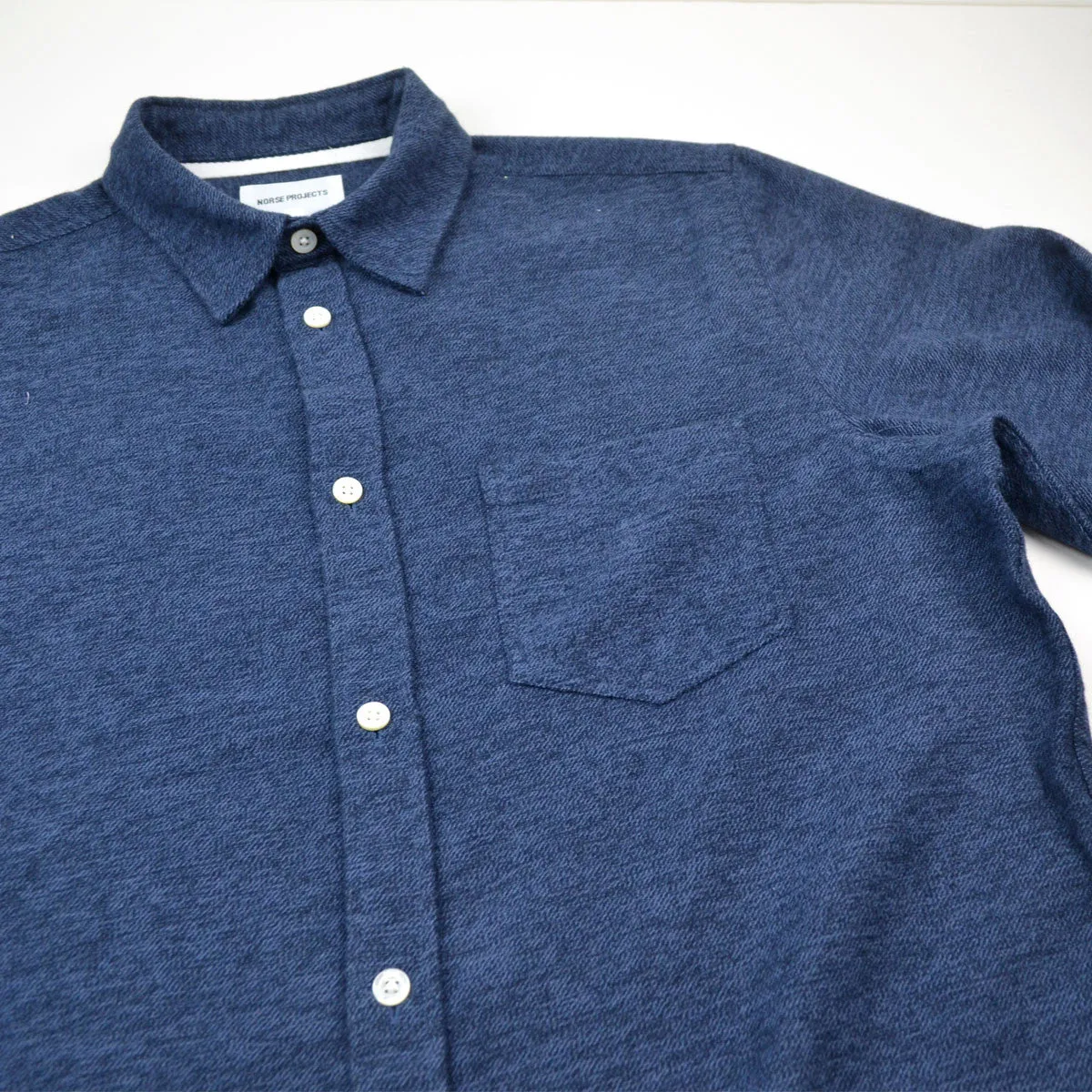 Norse Projects - Anton Brushed Shirt - Dark Navy