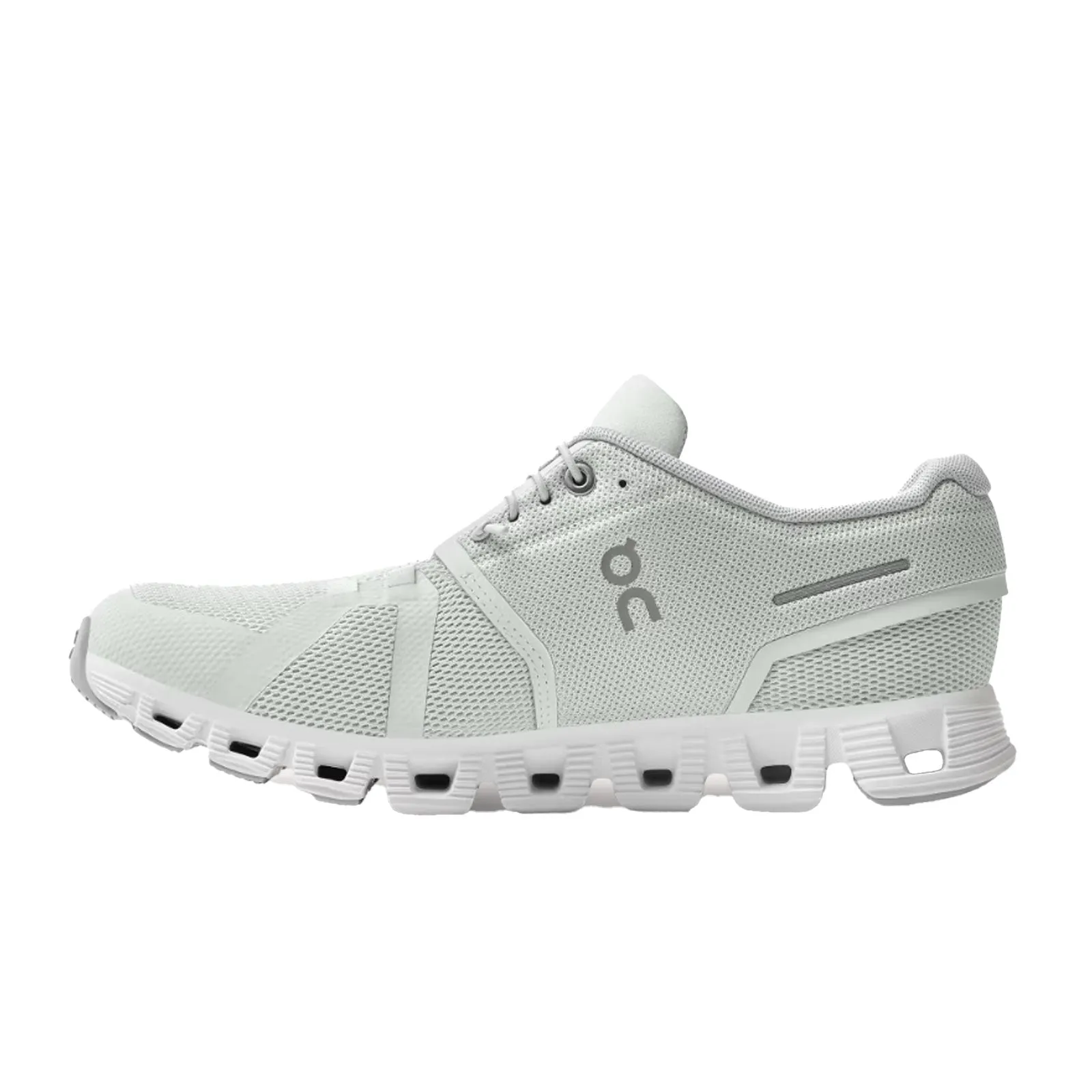 On Running Cloud 5 Running Shoe (Women) - Ice/White