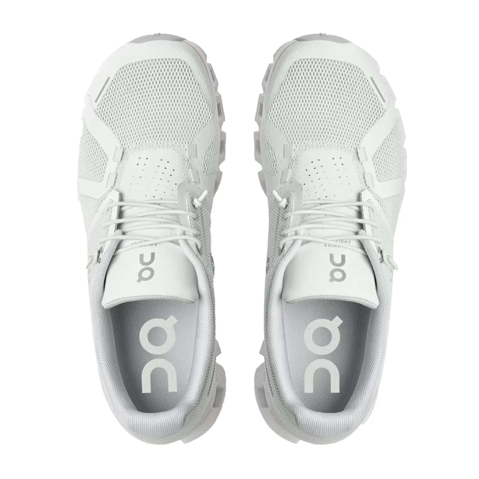 On Running Cloud 5 Running Shoe (Women) - Ice/White