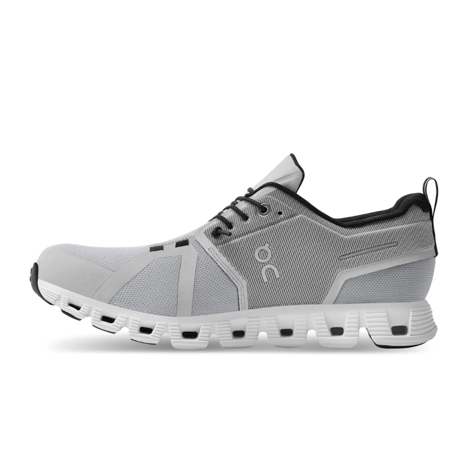 On Running Cloud 5 Waterproof Running Shoe (Women) - Glacier/White