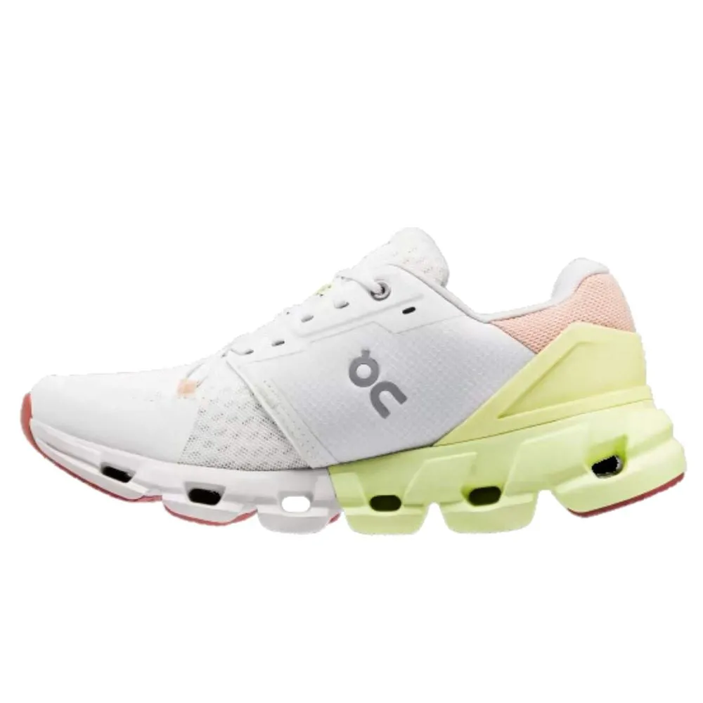 On Running Womens Cloudflyer 4 - Stylish White & Hay Colorway for Ultimate Comfort