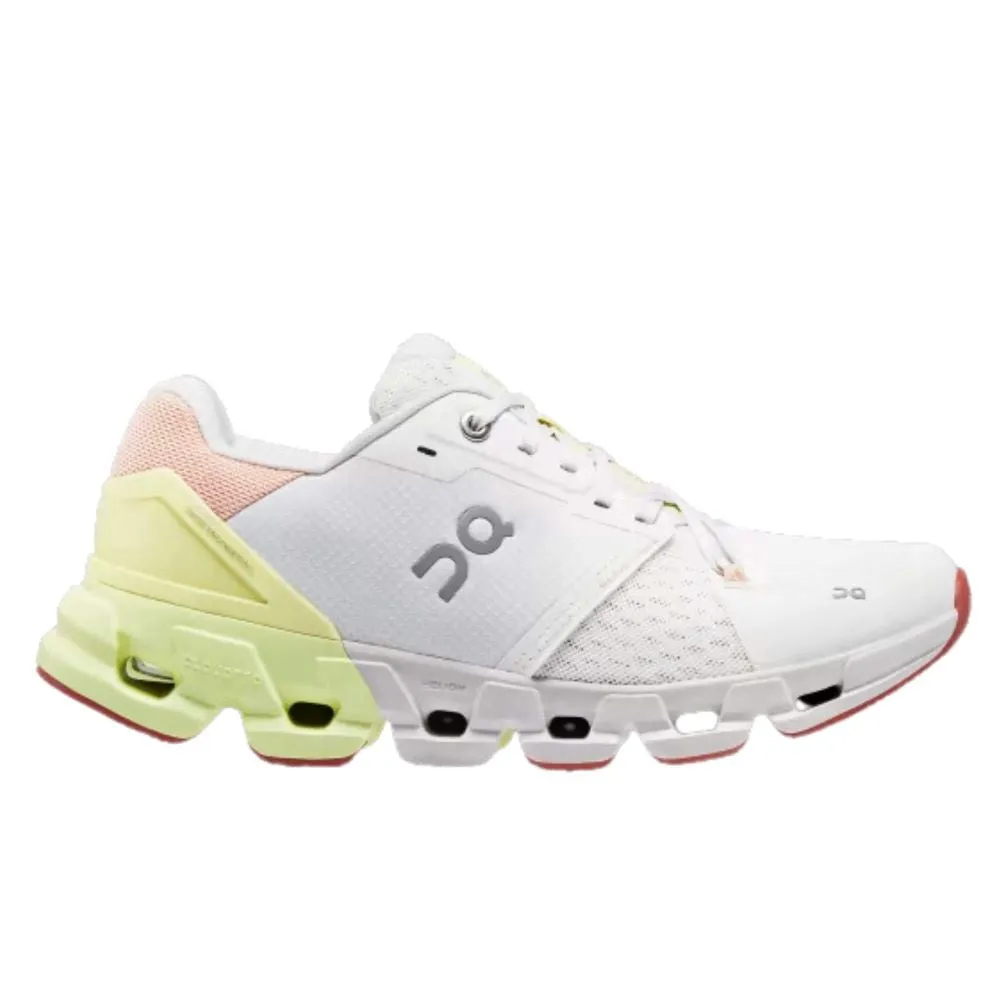 On Running Womens Cloudflyer 4 - Stylish White & Hay Colorway for Ultimate Comfort