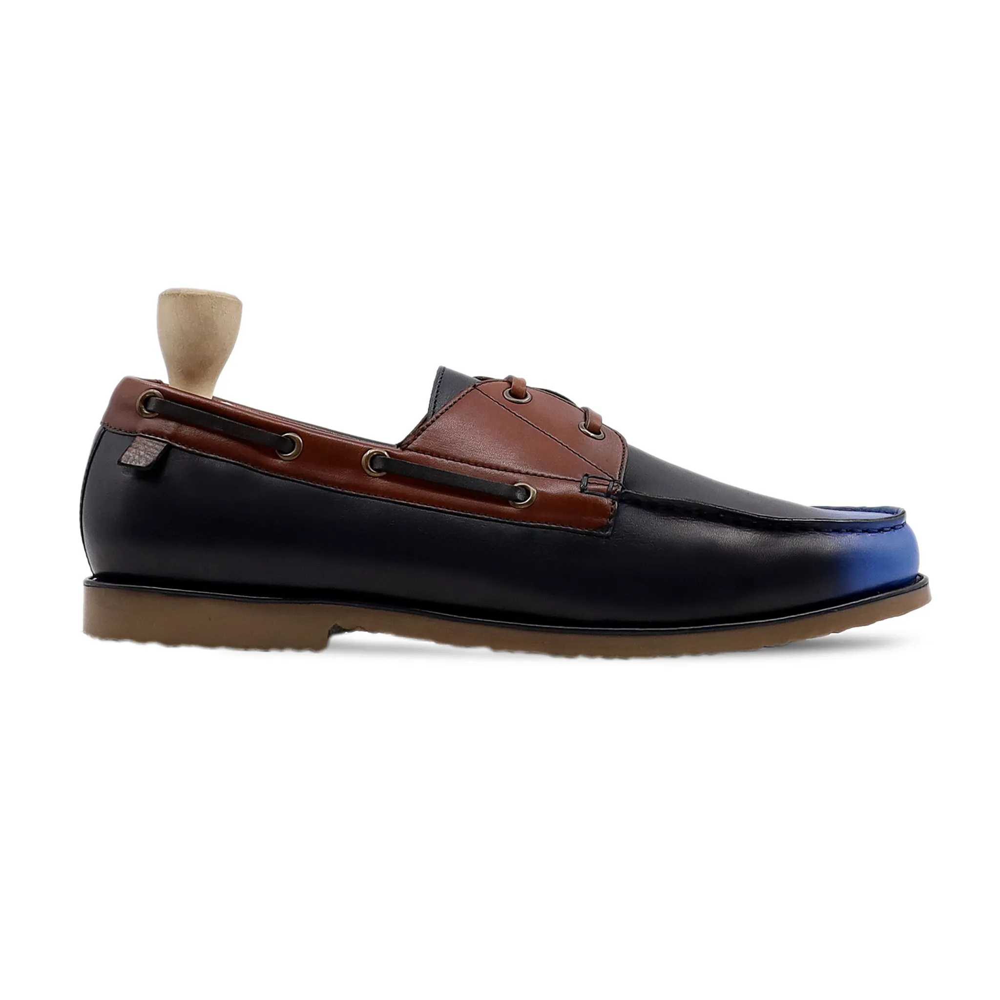 Parizone - Men's Tricolor Calf Leather Derby Shoe