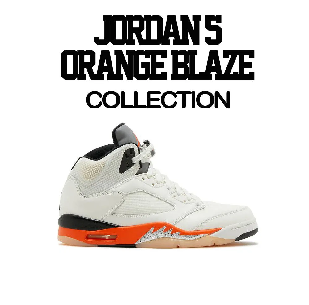 Retro 5 Orange Blaze Slaying Shirt