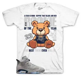 Retro 6 Georgetown Rookie Bear Shirt