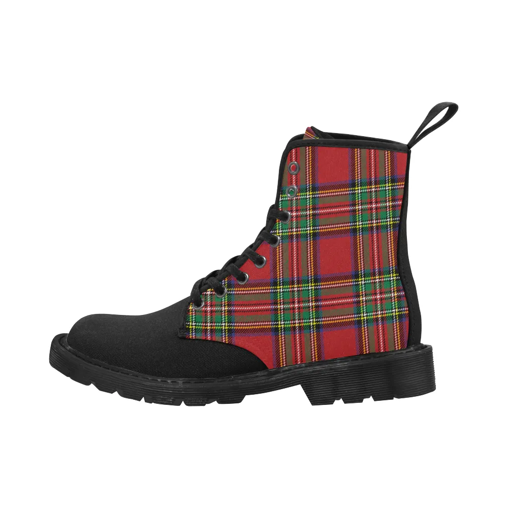 Royal Stewart Combat Boots - black