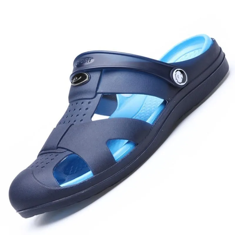 Rubber Beach Crocs Sandals