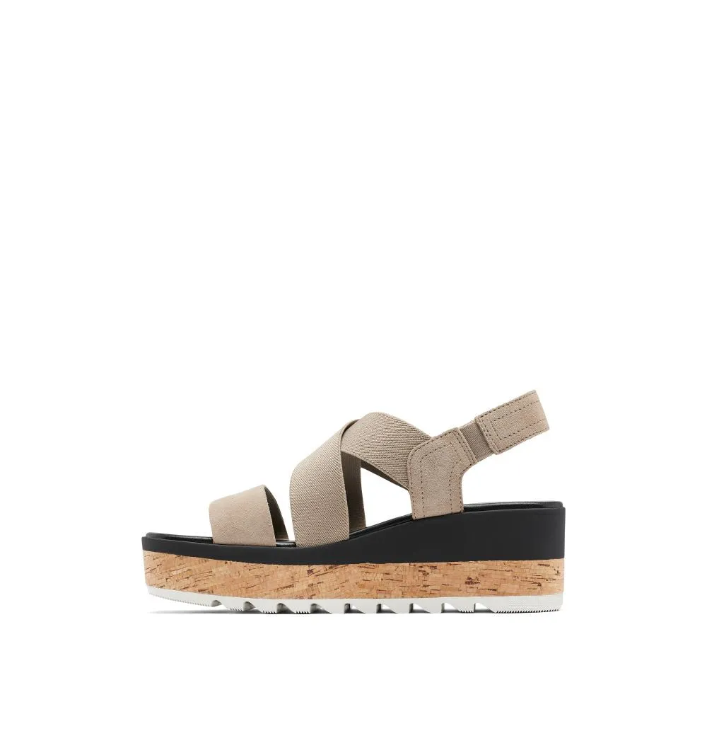 'Sorel' Women's Cameron Flatform Slingback - Omega Taupe / Sea Salt