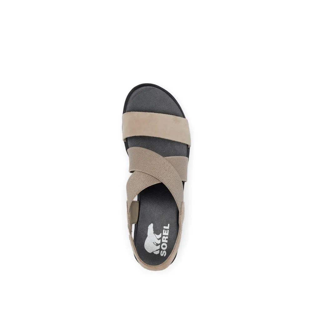 'Sorel' Women's Cameron Flatform Slingback - Omega Taupe / Sea Salt