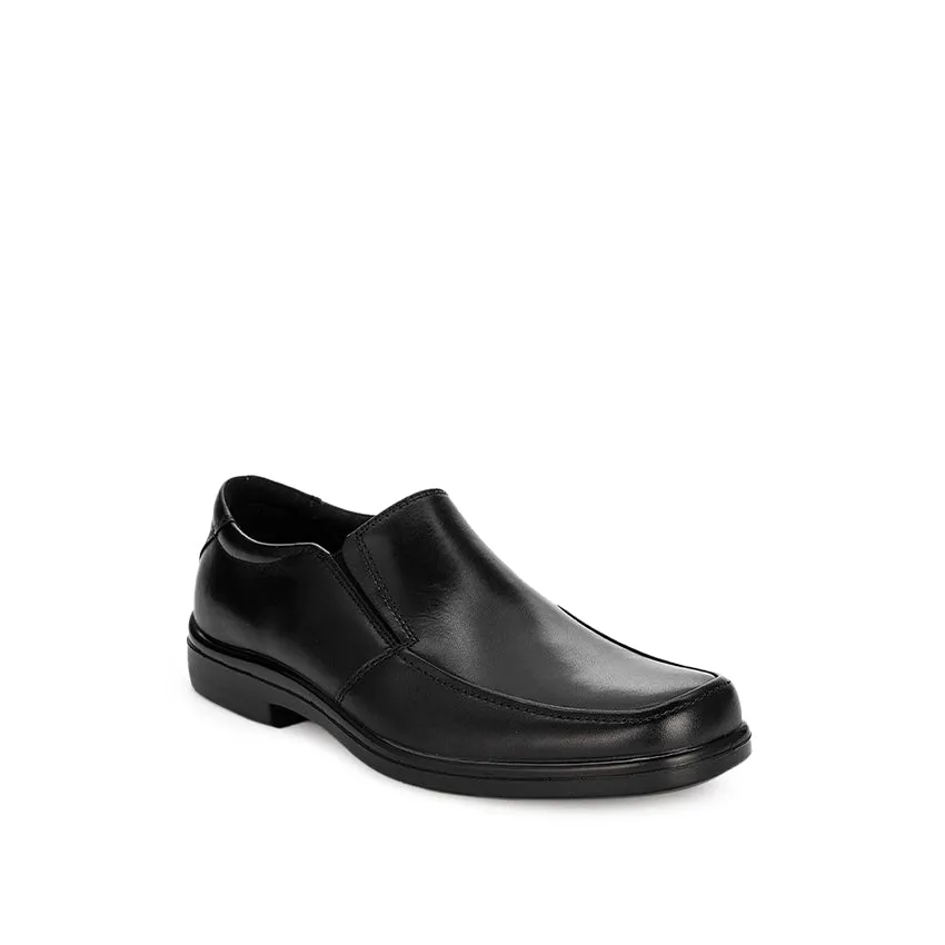 Stocks Men's Shoes - Black Leather