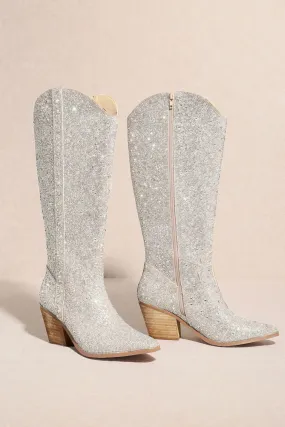 SUNDANCE CRYSTAL WESTERN BOOTS￼