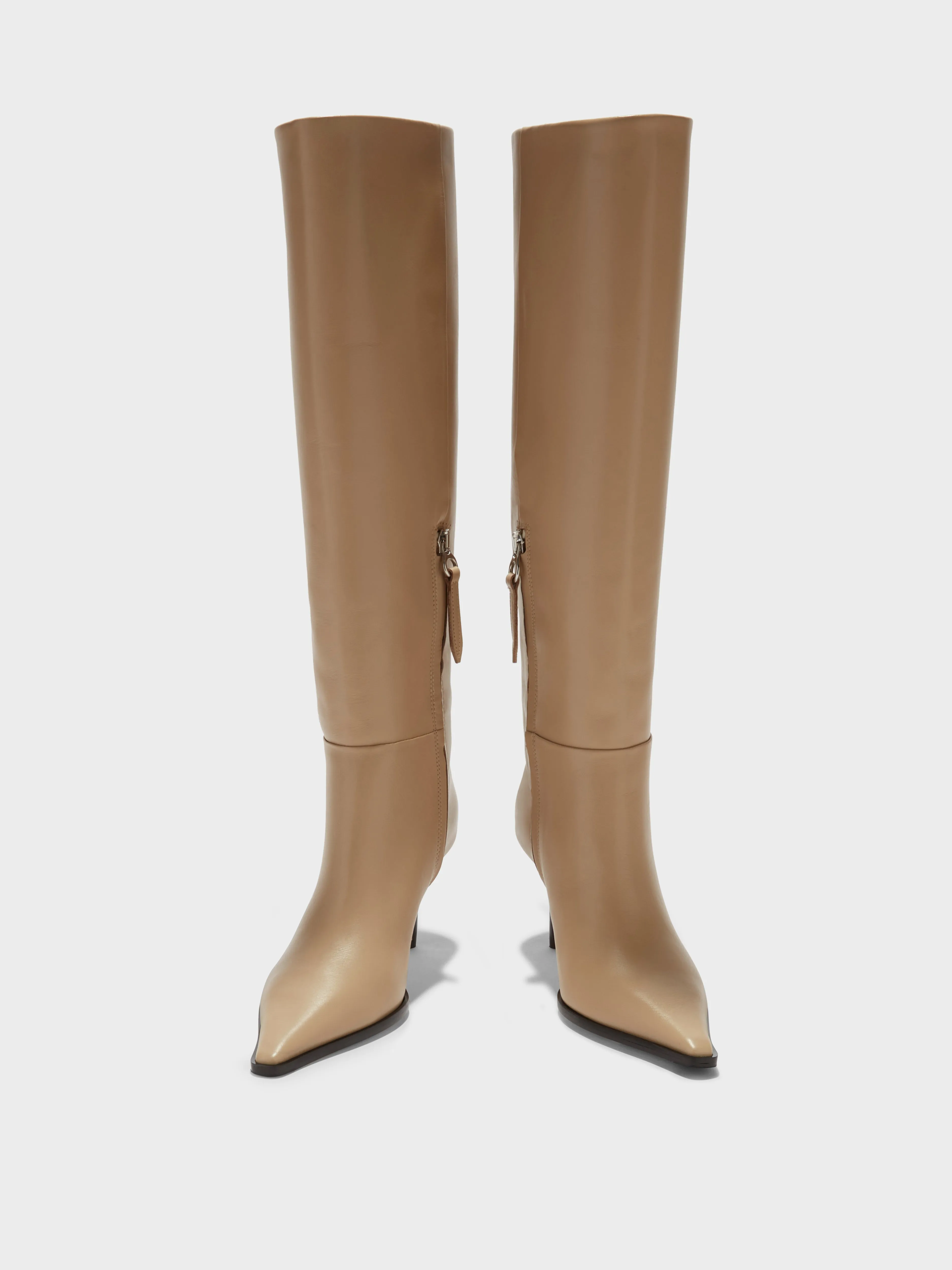 Tula Leather Knee-High Boots