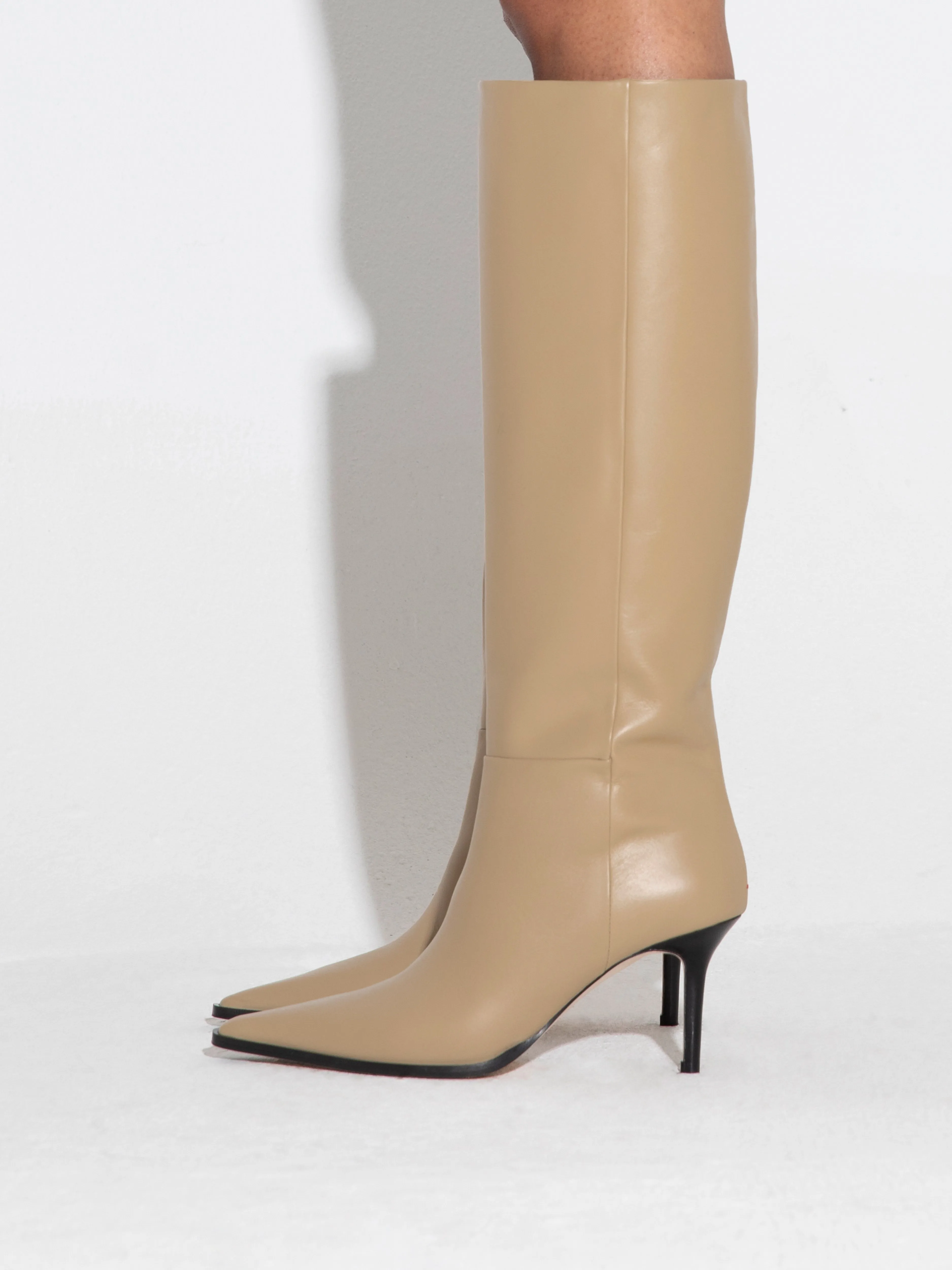 Tula Leather Knee-High Boots