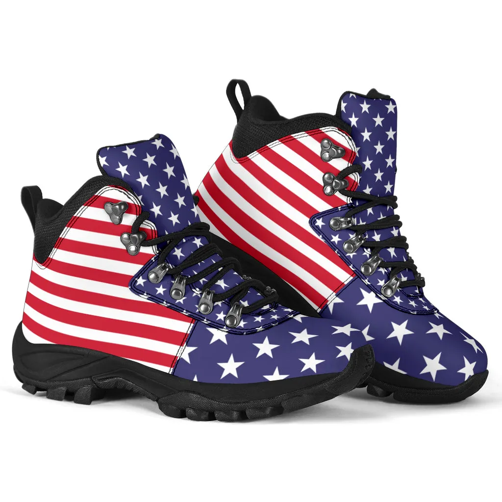 USA Flag - Alpine Boots