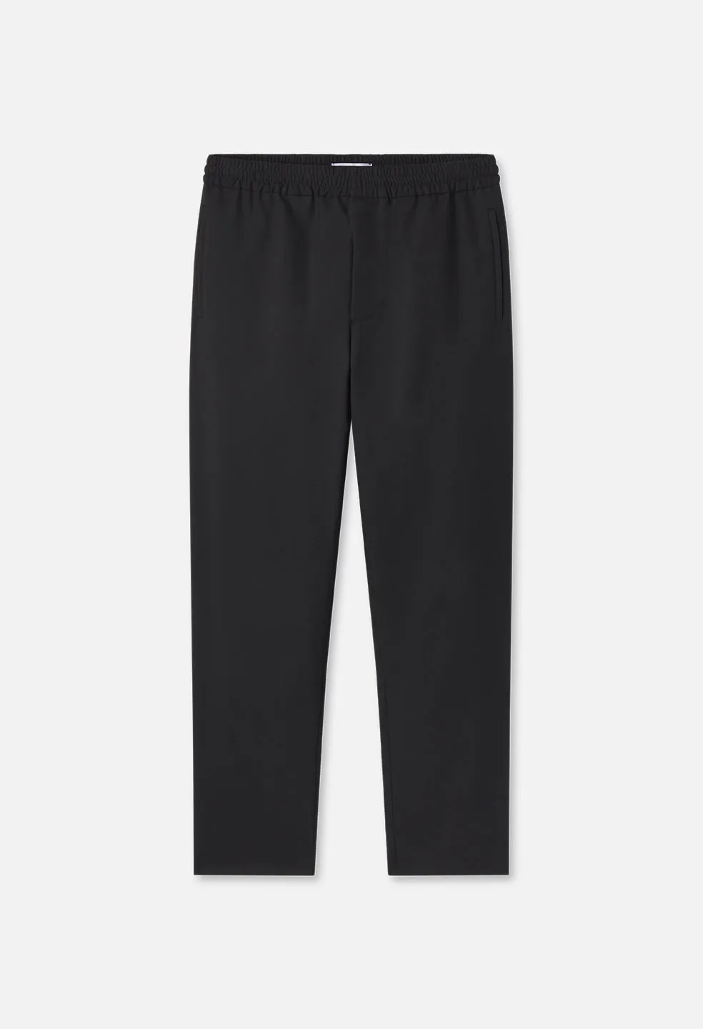 Wool Easy Trouser / Black Italian Wool